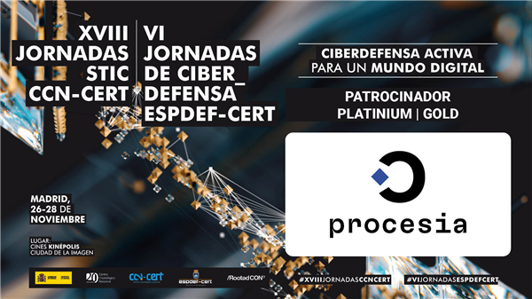 Procesia participates in the XVIII STIC Conference of the CCN-CERT