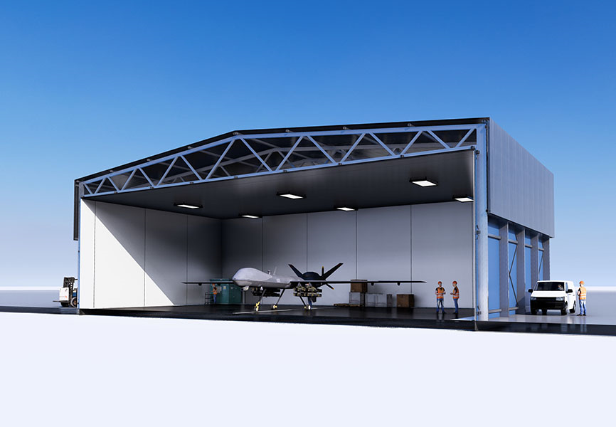 Gaptek anuncia la firma del contrato para el nuevo hangar para albergar un MQ9 en Parque Tecnológico de Fuerteventura 