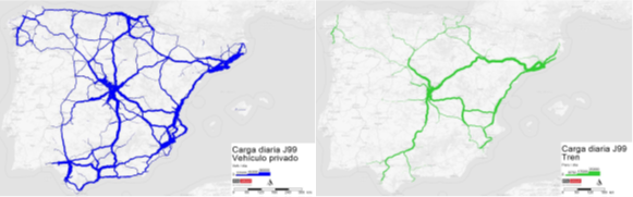 MODELO NACIONAL DE TRANSPORTE (MNT).  Movilidad actual y futura de personas y mercancías en España.
